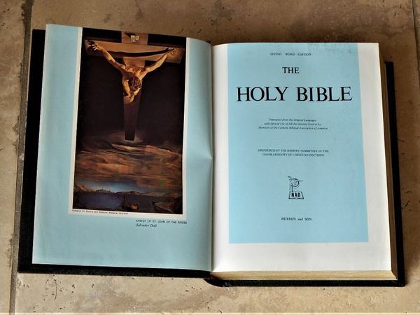 Large living word edition of The Holy Bible 1971