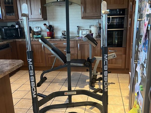 CHEAP GYM SYSTEM, BENCH, SQUAT RACK + CABLE SYSTEM