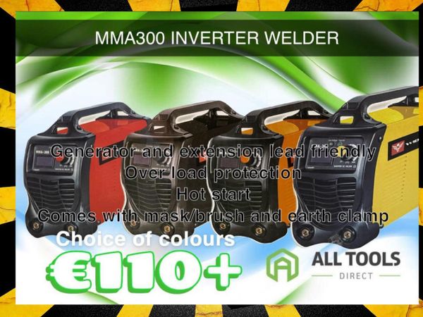Compact inverter welding kit delivery available