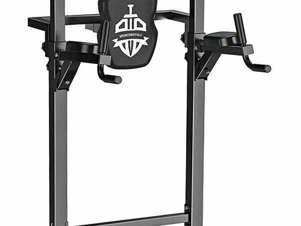 Power Tower Dip Station Pull Up Bar for Home Gym Strength Training Workout Equipment, 400LBS
