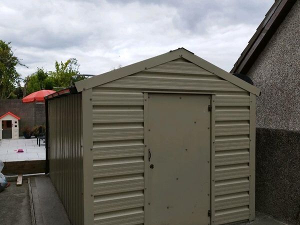 13ft X 8ft adman steel shed.