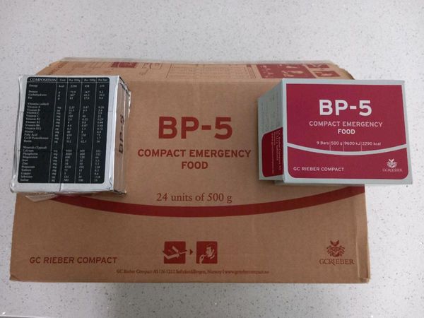 BP-5 Emergency food ration packs 500g each