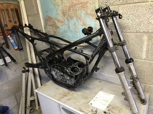 RD350ypvs frame and engine cases