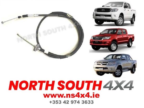 Handbrake Cable Rear R/H or L/H for Toyota Hilux