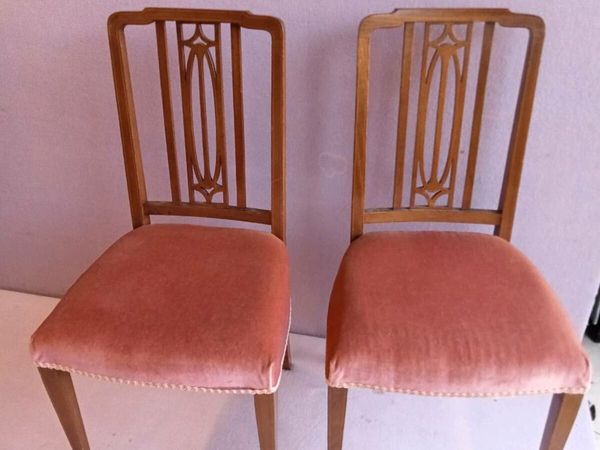 Pair of vintage bedroom chairs