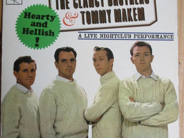 Clancy Brothers/Tommy Makem Vinyl LP - Hearty And Hellish- A Live Nightclub Performance