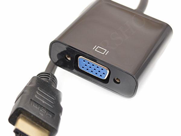 HDMI Male to VGA Female HD Video Converter Adapter Cable, Monitor PC LAPTOP