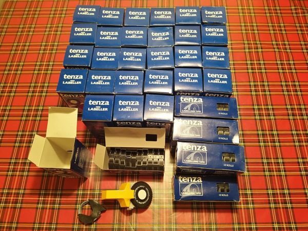 Tenza Dymo Compatible Embossing Machines and Tapes - NEW IN BOX