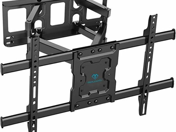 TV Wall Bracket Swivels Tilts Extends, Full Motion TV Wall Mount for Most 37-82 Inch Flat&Curved TVs, Holds up to 60kg, VESA 600x400mm