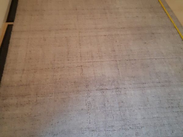 Large textured rug
