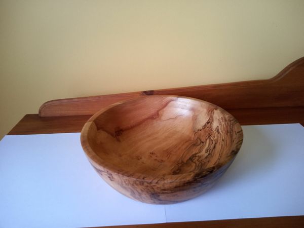 Hand crafted wood turning bowl (new)