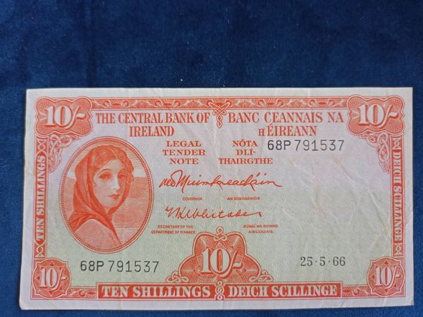 10 Shilling 1966 Lavery Note