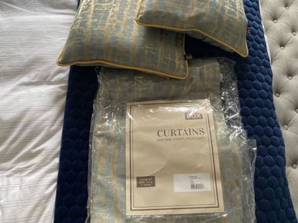 Scatter Box Curtains and Throw Pillows