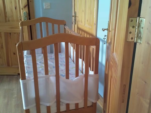 Cot with new mattress