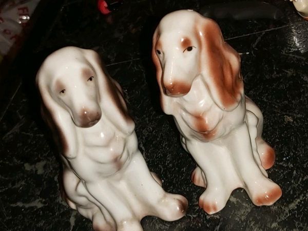 2 porcelain dogs Hollohaza