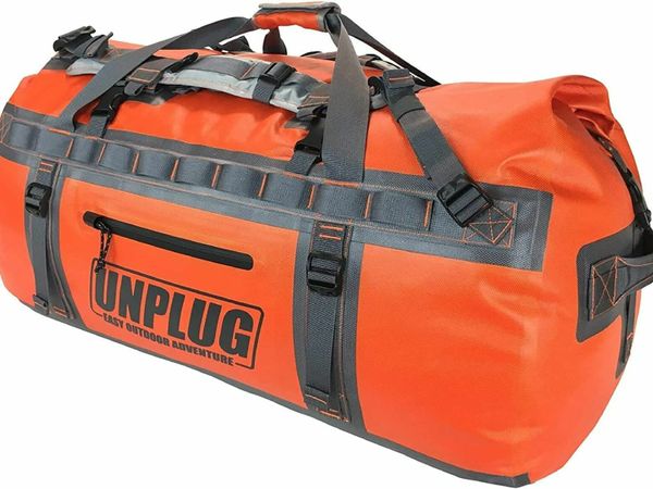 Orange 1680D Heavy Duty Waterproof Duffel Bag