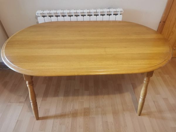 Oak solid modern dining table