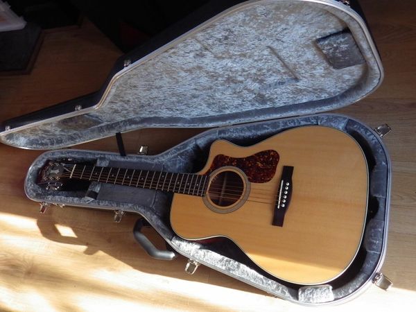 Guild OM-140CE Nat Westerly Guitar + Hiscox Case