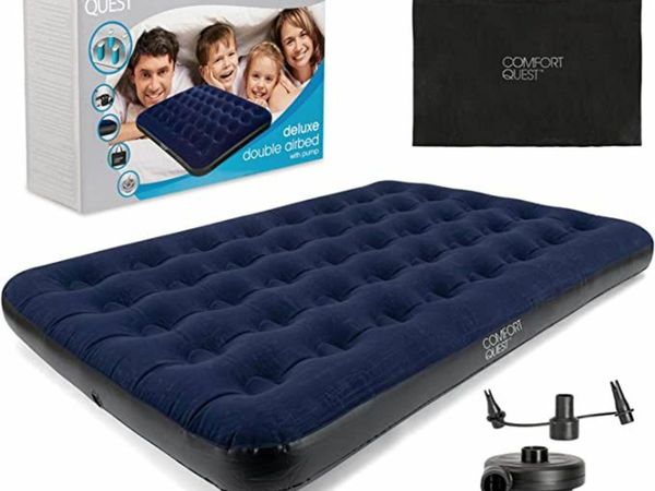 Double Airbed - Inflatable Mattress (with Electric Pump)