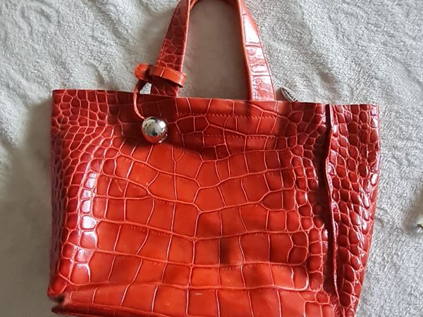 Stunning Furla leather orange Hand Bag