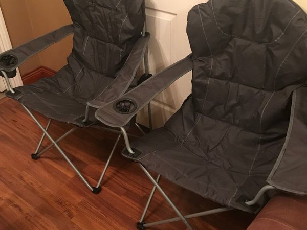 Two premium camping chairs