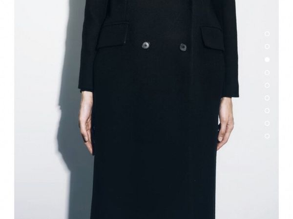 Zara ladies wool blend coat