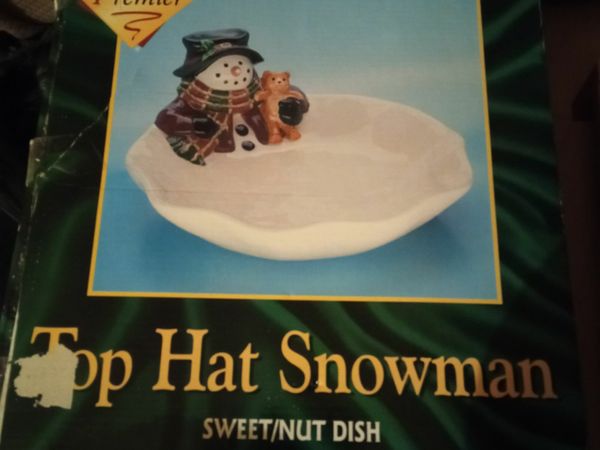 Snowman Sweet Dish (New)
