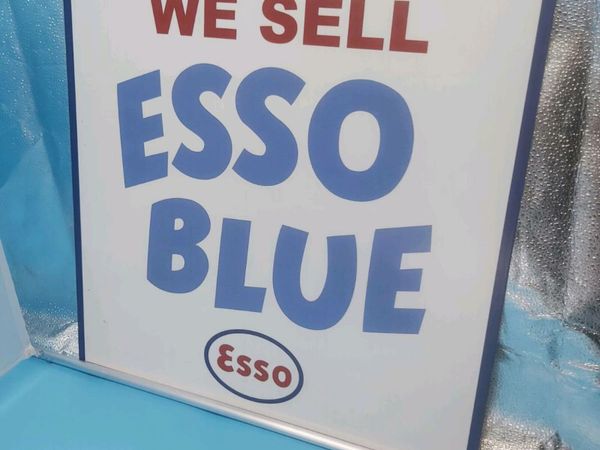 Esso  blue sign