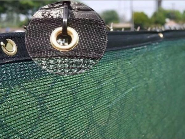 Garden privacy windbreak mesh security system