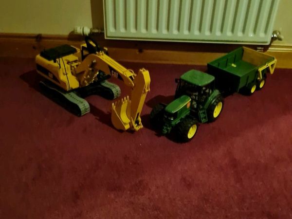 Tractor,Trailer and Digger
