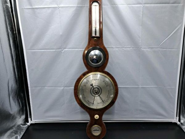 Old 1870s weather barometer