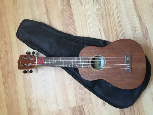 Ukelele with case and plectrum €15