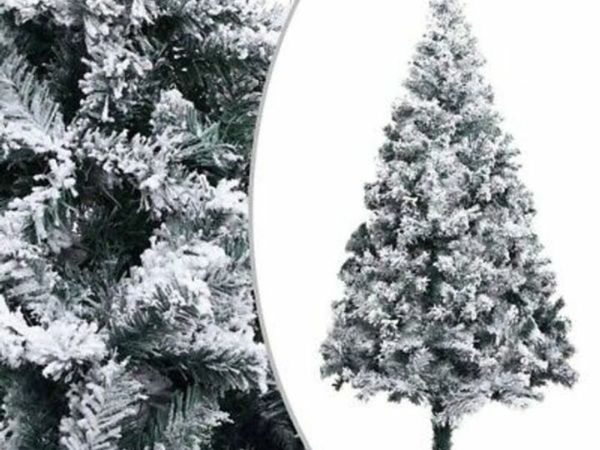 Artificial Christmas Tree with LEDs&Flocked Snow Xmas Tree 300cm
