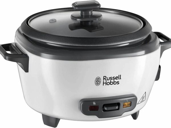 Russell Hobbs 27030 Medium Rice Cooker, Metal, 300 W, 1.2 kilograms, White