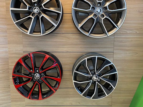 Selection of Škoda Alloy Wheels Available