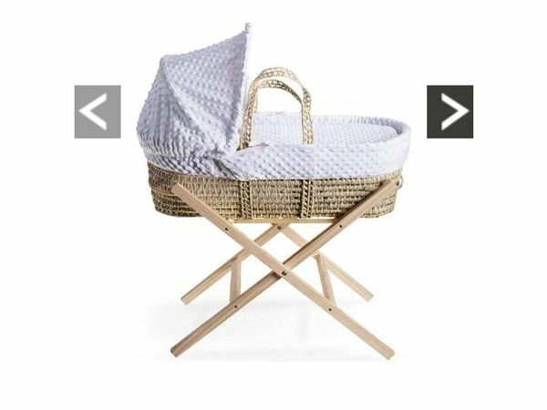Wicker Moses Basket with Stand