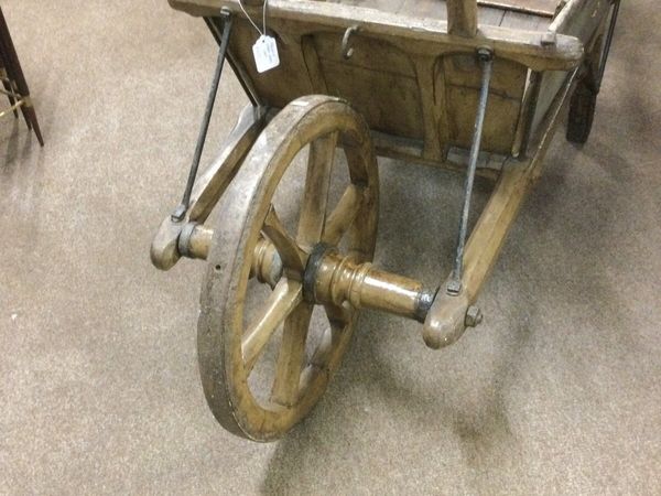 Antique French farm cart