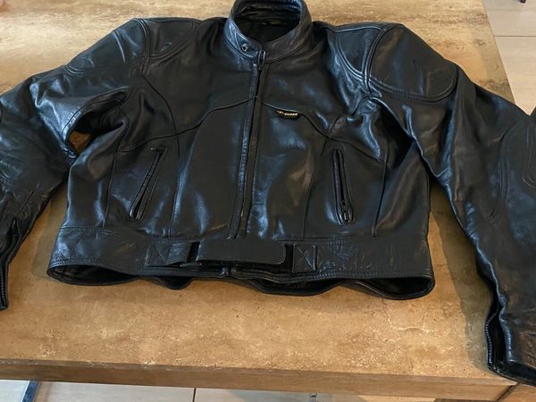 Genuine leather motorbike jacket