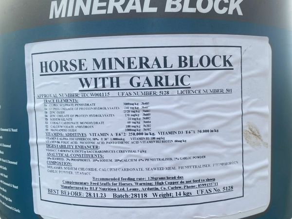 Garlic Horse Licks