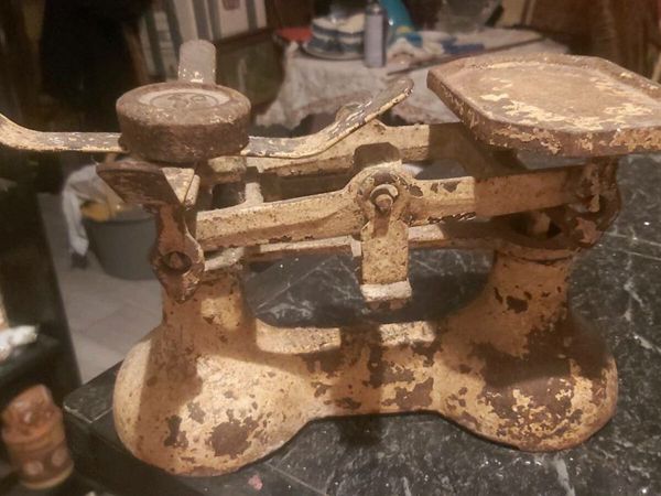 Old cast iron scales