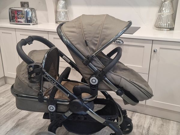 iCandy Peach Olive Twin Buggy