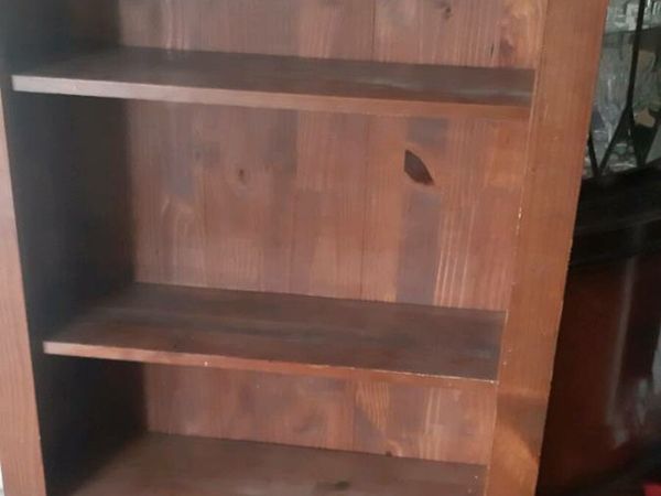 Solid wooden bookshelves