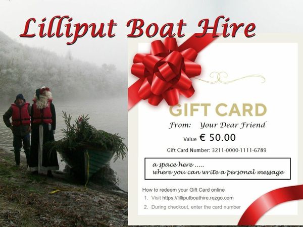 Surprise a friend with a  Boat Hire Gift Voucher