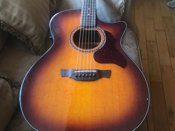 Crafter semi acoustic guitar