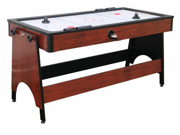 Air Hockey & Pool Table in Mahogany - FREE NATIONWIDE DELIVERY