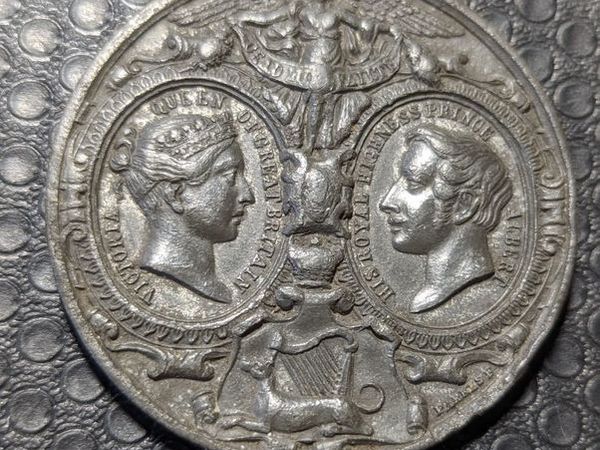 Royal visit to Ireland 1849,Queen Victoria Medal.