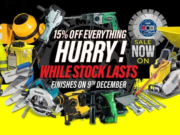 Toolman 15% OFF EVERYTHING SALE !!!