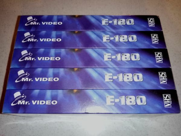 Video Tapes New.