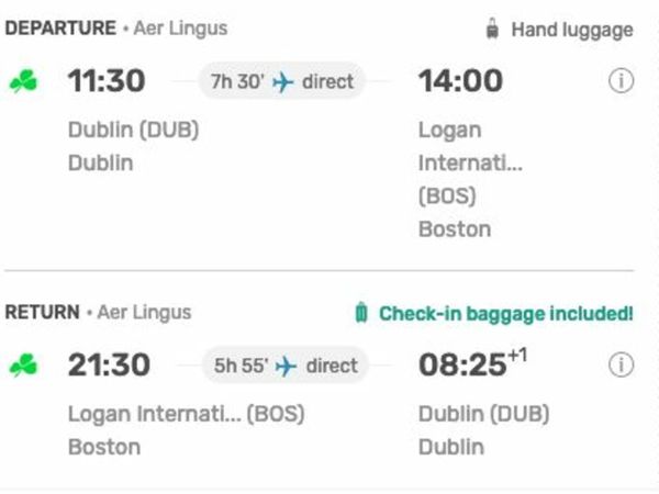 2 RETURN TICKETS TO MALTA 8TH TO 15TH APRIL For Sale In Dublin For 700 