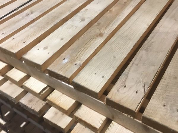 Pallet racking timber decking